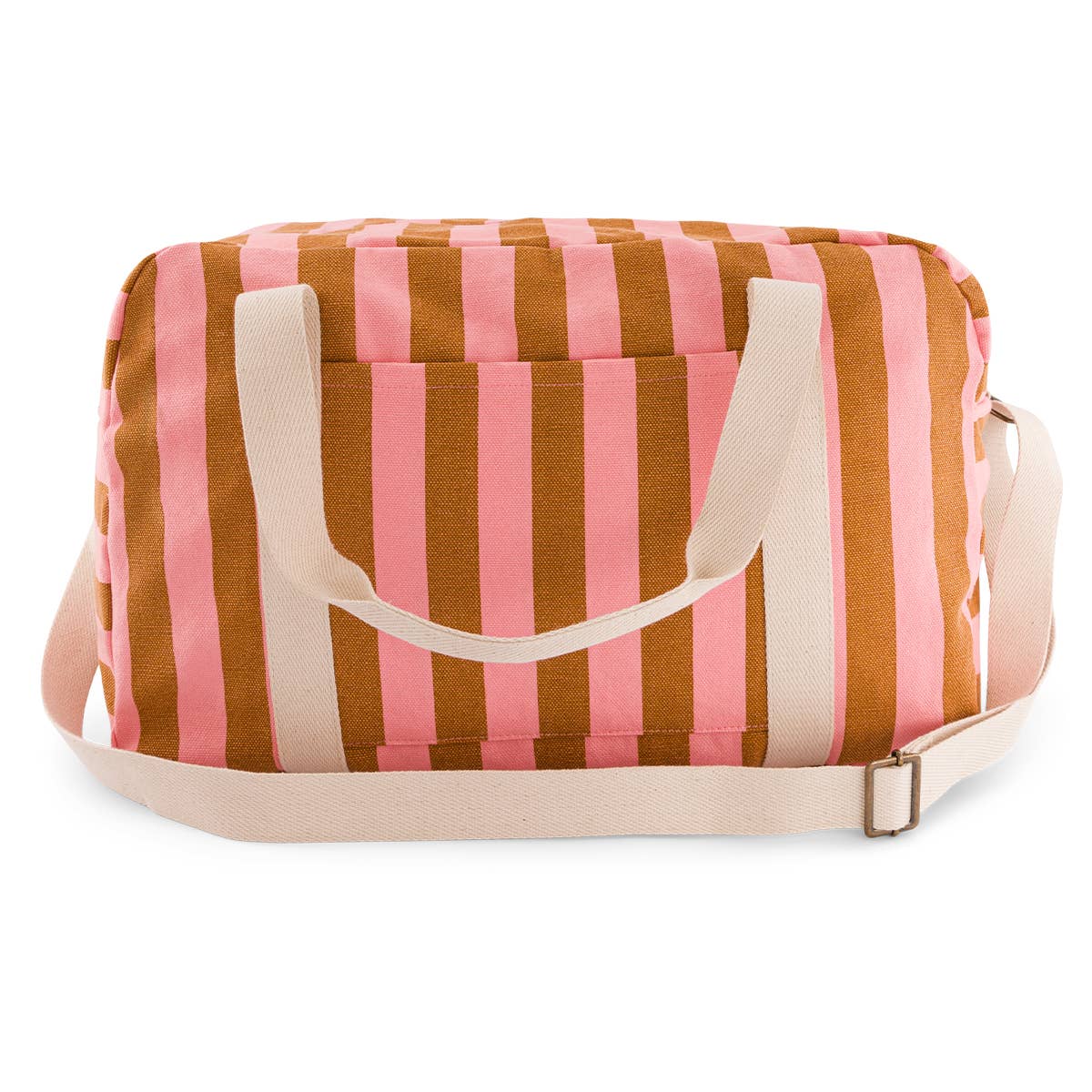 Bolsa de Paseo Rayas Fresa y Caramelo